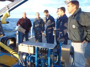 Midshipmen on the USNS HENSON